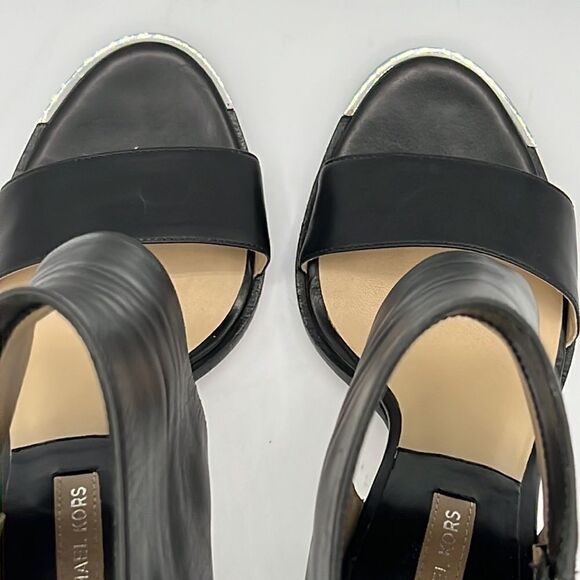 Mira Duma for Michael Kors Collection Black Side Zipper Leather U.S. 8/ EU 38 - Picture 9 of 13